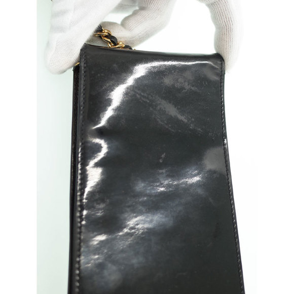 Chanel Coco Mark Chain Mini Pouch Shoulder Bag Black - Picture 5 of 9